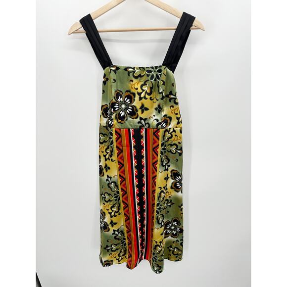 Rabbit Designs Women Y2K Dress Size 6 Artsy Unique Bold Sleeveless Belted - Picture 1 of 11